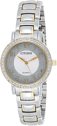 Citizen Crystal Srebrny/Stal w odcieniu złota Ø32 mm EL3044-54A
