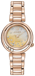 Citizen Eco Drive 180 Wielokolorowy/Stal w kolorze różowego złota Ø29 mm EM0323-51N