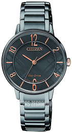 Citizen Elegance Czarny/Stal Ø30.8 mm EM0528-82H