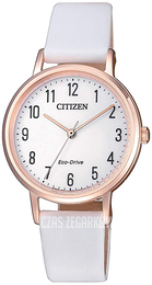 Citizen Eco Drive 180 Biały/Skóra Ø30 mm EM0579-14A