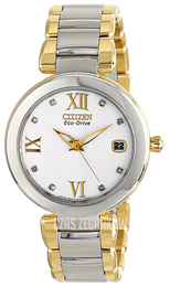 Citizen Biały/Stal Ø32.5 mm EO1114-52A