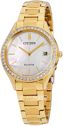 Citizen Biały/Stal w odcieniu złota Ø34 mm EO1182-52D