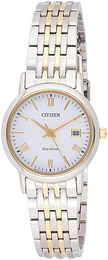 Citizen Biały/Stal w odcieniu złota Ø27 mm EW1584-59A