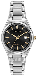 Citizen Dress Czarny/Stal Ø28 mm EW1970-55H