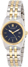 Citizen Dress Niebieski/Stal w odcieniu złota Ø27 mm EW2294-61L