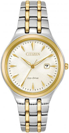 Citizen Biały/Stal w odcieniu złota Ø32 mm EW2494-54A