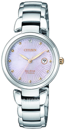 Citizen Titanium Różowy/Tytan Ø29 mm EW2506-81Y