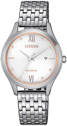 Citizen Srebrny/Stal Ø31 mm EW2536-81A