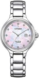 Citizen Eco Drive Biały/Tytan Ø31 mm EW2680-84Y