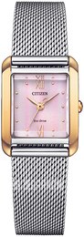 Citizen Eco Drive Różowy/Stal Ø22 mm EW5596-66X