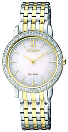 Citizen Biały/Stal w odcieniu złota Ø24 mm EX1484-81A