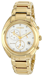 Citizen Biały/Stal w odcieniu złota Ø32 mm FB1392-58A