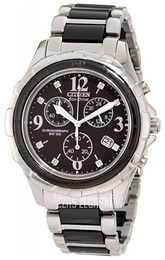 Citizen Chrono Czarny/Stal Ø36 mm FD1080-58E
