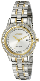 Citizen Dress Srebrny/Stal w odcieniu złota Ø29 mm FE1154-57A
