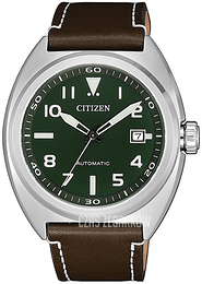 Citizen Zielony/Skóra Ø42 mm NJ0100-38X