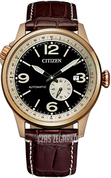 Citizen Mechanical Czarny/Skóra Ø42 mm NJ0143-19E