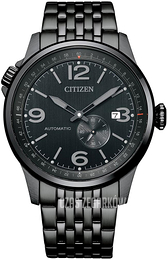 Citizen Mechanical Czarny/Stal Ø42 mm NJ0147-85E