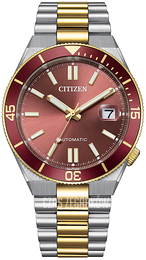 Citizen Tsuyosa Collection Czerwony/Stal w odcieniu złota Ø40 mm NJ0234-58X