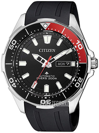 Citizen Czarny/Guma Ø46 mm NY0076-10EE