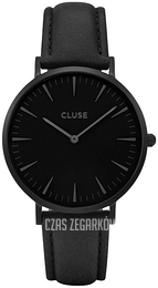 Cluse La Boheme Czarny/Skóra Ø38 mm CL18501