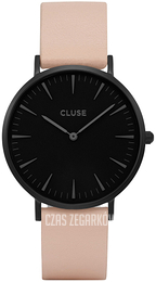 Cluse La Boheme Czarny/Skóra Ø38 mm CL18503
