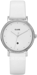 Cluse Biały/Skóra Ø33 mm CL63003