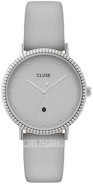 Cluse Triomphe Srebrny/Skóra Ø33 mm CL63004