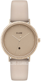 Cluse Beżowy/Skóra Ø33 mm CL63005