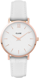 Cluse Biały/Skóra Ø33 mm CW0101203021