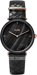 Cluse Czarny/Skóra Ø33 mm CW0101208012