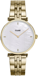Cluse Triomphe Biały/Stal w odcieniu złota Ø33 mm CW0101208014
