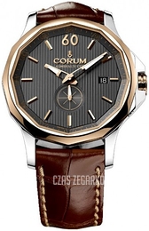 Corum Admirals Cup Legend 42 Szary/Skóra Ø42 mm 395.101.24-0F02 AK11
