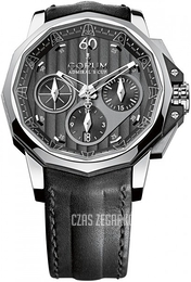Corum Admirals Cup Challaenger 44 Czarny/Skóra Ø44 mm 753.771.20-0F61 AN15