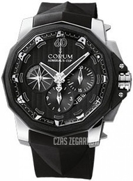Corum Admirals Cup Challaenger 48 Czarny/Guma Ø48 mm 753.935.06-0371 AN52