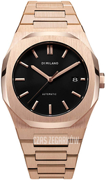 D1 Milano P701 Czarny/Stal w kolorze różowego złota Ø41.5 mm ATBJ03