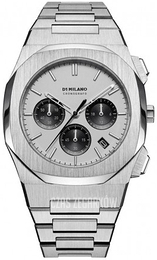 D1 Milano Panda Srebrny/Stal Ø41.5 mm CHBJ05