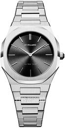 D1 Milano Ultra Thin Czarny/Stal Ø34 mm UTBL05
