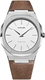 D1 Milano Ultra Thin Biały/Skóra Ø40 mm UTLJ05