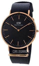 Daniel Wellington Classic Black Cornwall Czarny/Tkanina Ø40 mm DW00100148