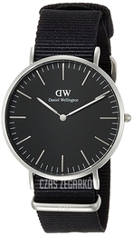 Daniel Wellington Classic Black Cornwall Czarny/Tkanina Ø40 mm DW00100149