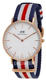 Daniel Wellington Classic Canterbury Kremowy/Tkanina Ø36 mm DW00100030