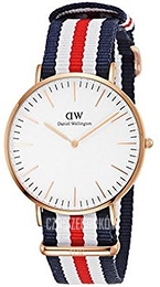 Daniel Wellington Classic Canterbury Kremowy/Tkanina Ø40 mm DW00100002