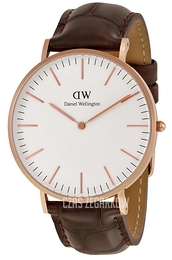 Daniel Wellington Classic York Kremowy/Skóra Ø40 mm DW00100011