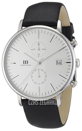 Danish Design Sport Srebrny/Skóra Ø42 mm 3314400