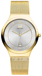 Danish Design Dress Srebrny/Stal w odcieniu złota Ø38 mm IQ05Q1072