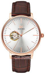 Danish Design Dress Srebrny/Skóra Ø42 mm IQ17Q1160