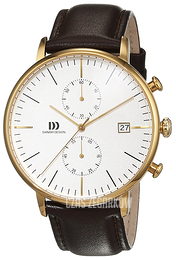 Danish Design Sport Biały/Skóra Ø42 mm IQ45Q975