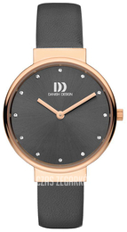 Danish Design Dress Szary/Skóra Ø34 mm IV16Q1097