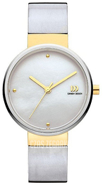 Danish Design Dress Biały/Stal w odcieniu złota Ø32 mm IV65Q1091