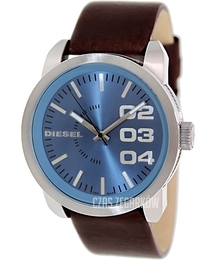 Diesel Double Down 46 Niebieski/Skóra Ø46 mm DZ1512